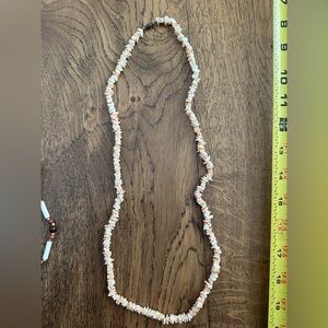 Vintage Puka Shell Necklace with Barrel Clasp